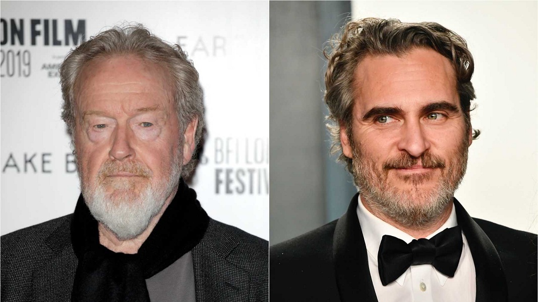 Ridley Scott et Joaquin Phoenix