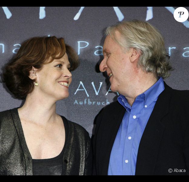 Sigourney Weaver et James Cameron