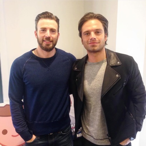 Chris Evans et Sebastien Stan