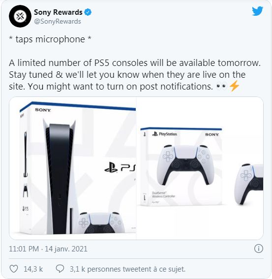 PS5 restock