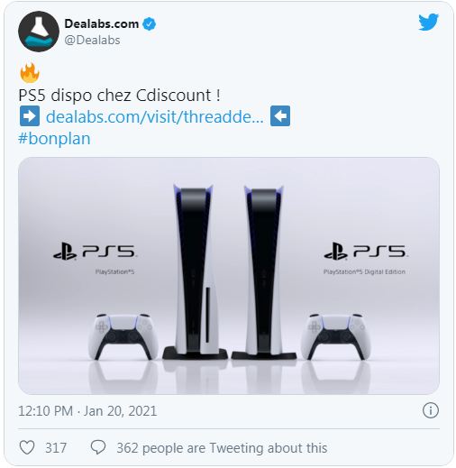 PS5 Cdiscount