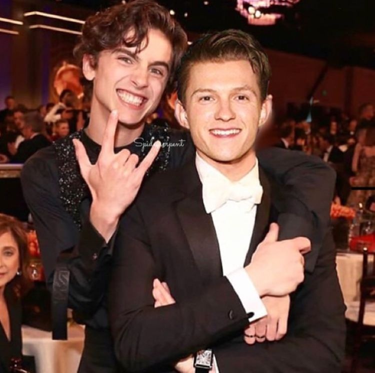 Tom Holland et Timothée Chalamet