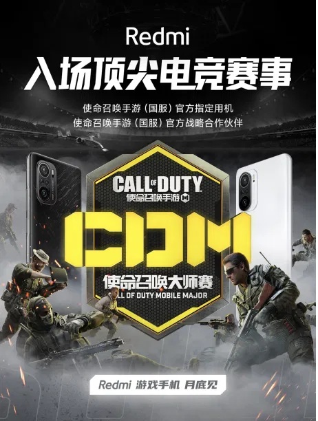 Redmi smartphone gamer call of duty mobile