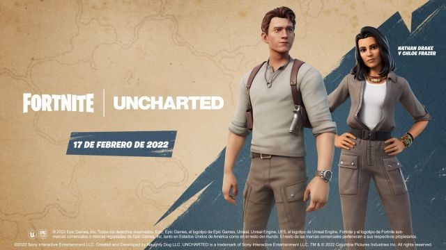 Fortnite x Uncharted