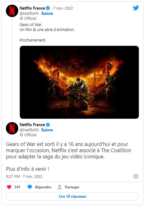 Gears of War Netflix